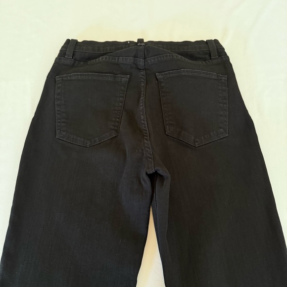 Reformation Black Slim Straight Jeans Women’s 28 Black High Rise - Picture 8 of 11